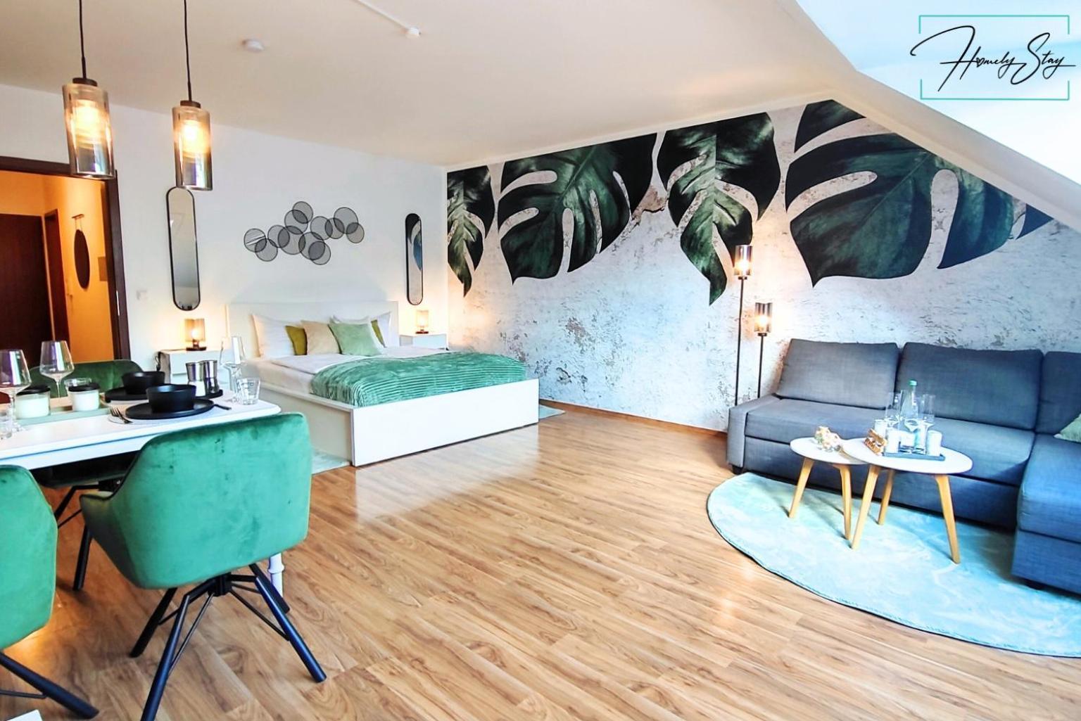 Homely Stay Serenity Greens - Stylisch Studio-Apartment With Kitchen - 10 Min To Central Station, Pet Friendly ミュンヘン エクステリア 写真