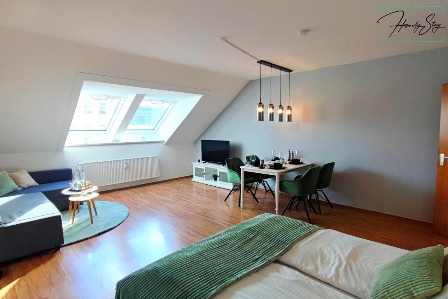 Homely Stay Serenity Greens - Stylisch Studio-Apartment With Kitchen - 10 Min To Central Station, Pet Friendly ミュンヘン エクステリア 写真