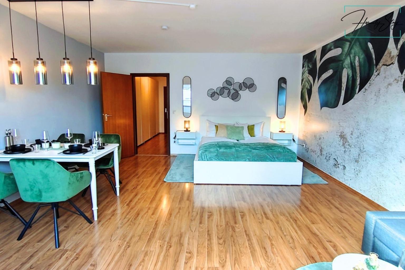 Homely Stay Serenity Greens - Stylisch Studio-Apartment With Kitchen - 10 Min To Central Station, Pet Friendly ミュンヘン エクステリア 写真